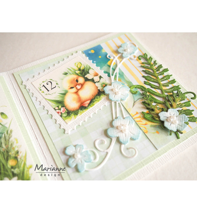 LR0946 - Marianne Design - Fantasy Ferns - Fleurs - Detail 2
