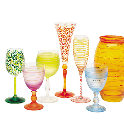 111020 - Pebeo - Veil white - Pebeo Vitrea 160-Gloss - Detail 2