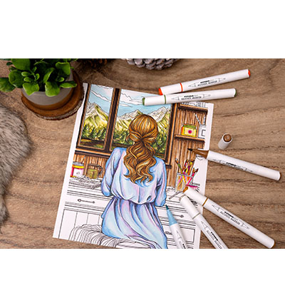 SL-CO-MARK41 - StudioLight - Alcohol Markers Bark Essentials nr. 41 - Alcohol markers Studio Light - Detail 2