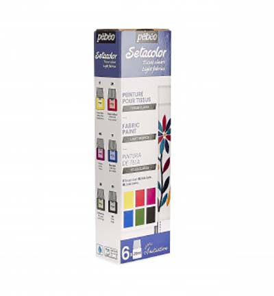 756-482 - Pebeo - Set Initiation, Light Fabric Matt - SetaColor set - Detail 2 756-482 - Pebeo - Set Initiation, Light Fabric Matt - SetaColor set - Detail 2