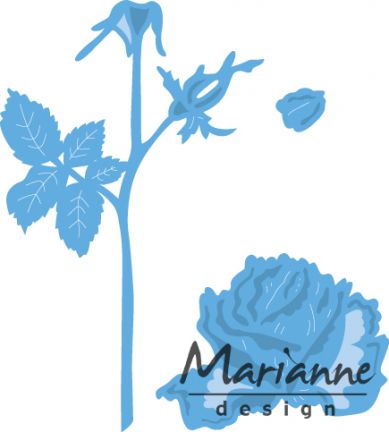 LR0451 - Marianne Design - Tiny's Rose - Creatables - Detail 2