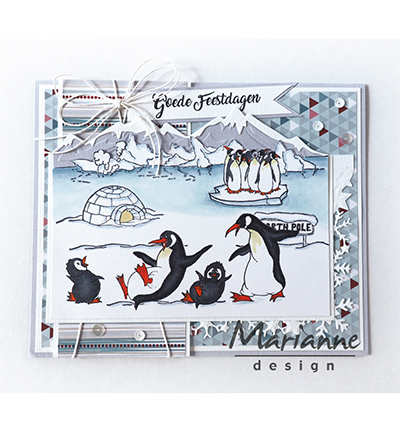 LR0493 - Marianne Design - Horizon snowy mountains - Creatables - Detail 5