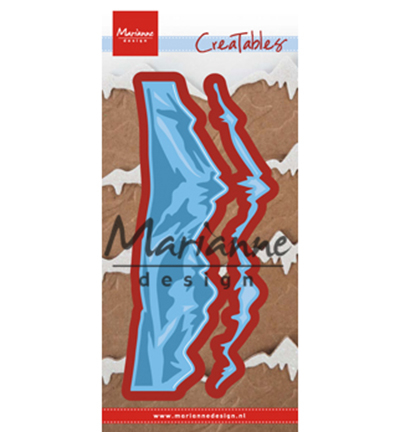 LR0493 - Marianne Design - Horizon snowy mountains - Creatables - Detail 6