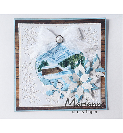 LR0498 - Marianne Design - Snowflakes border - Creatables - Detail 1