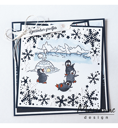 LR0498 - Marianne Design - Snowflakes border - Creatables - Detail 2