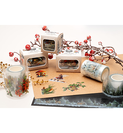 SL-ES-STIC49 - StudioLight - Clear Stickers Winter Wonderland on a roll Essentials nr. 49 - Christmas - Detail 2