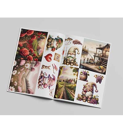 CCOBOEK-002 - Creative CutOuts - Cozy Gnomes Boek - Cozy Gnomes - Detail 1