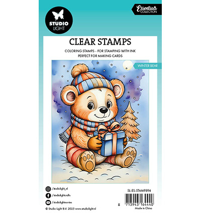 SL-ES-STAMP894 - StudioLight - Winter bear Essentials nr.  894 - Noël, hiver - Detail 4