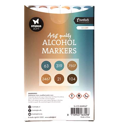 SL-CO-MARK47 - StudioLight - Alcohol Markers Desert Essentials nr. 47 - Alcohol markers Studio Light - Detail 3