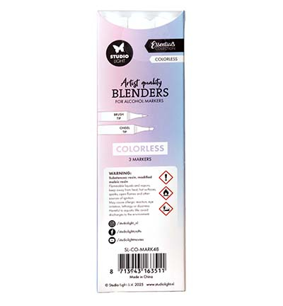 SL-CO-MARK48 - StudioLight - Alcohol Markers Colorless Blenders Essentials nr. 48 - Alcohol markers Studio Light - Detail 3