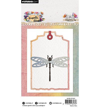 HE-DD-CD1065 - Hazel Eaton - Dragonfly tag Dragonfly Dreams nr. 1065 - Cadres, Etiquettes, Billets - Detail 3