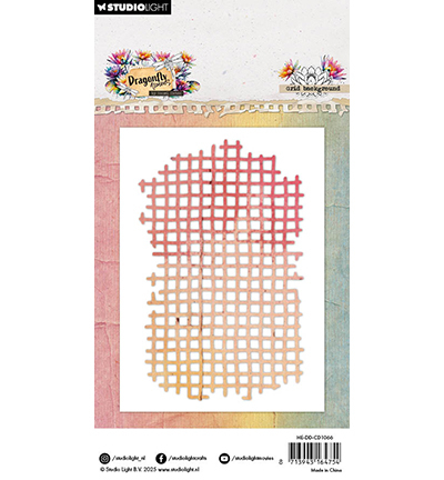 HE-DD-CD1066 - Hazel Eaton - Grid background Dragonfly Dreams nr. 1066 - Fond - Detail 4