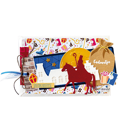 CR1526 - Marianne Design - Sinterklaas set by Marleen - Sint, Piet - Detail 4