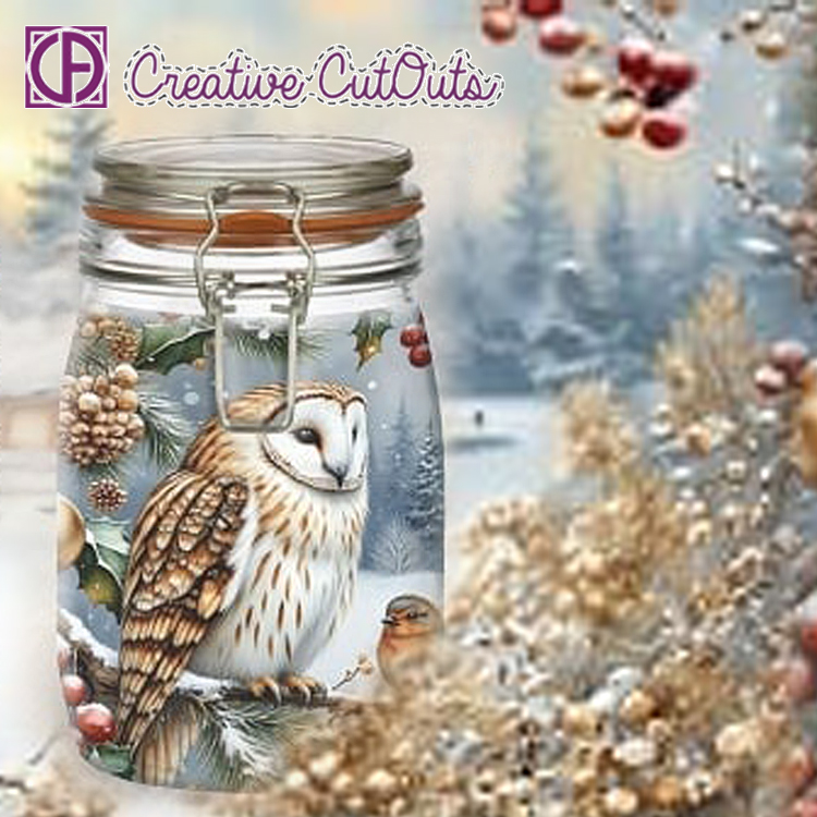 Creative CutOuts film rétractable avec des scènes d'hiver et de Noël de Creative CutOuts