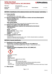 Alcohol ketonatus, safety data sheet
