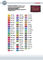 Versacolor color chart