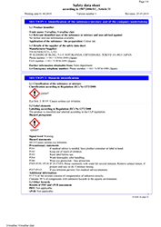 Tsukineko Versafine, Versafine clair (EU) Safety Data