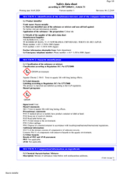 Tsukineko Stazon metallic (EU) Safety Data